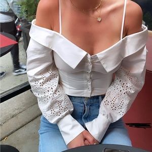 self portrait top worn twice